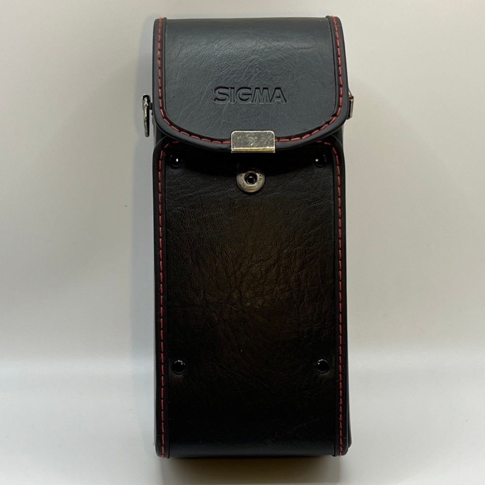 Sigma NC-00 Padded Leather Hard Lens Case Vintage 90s Japan